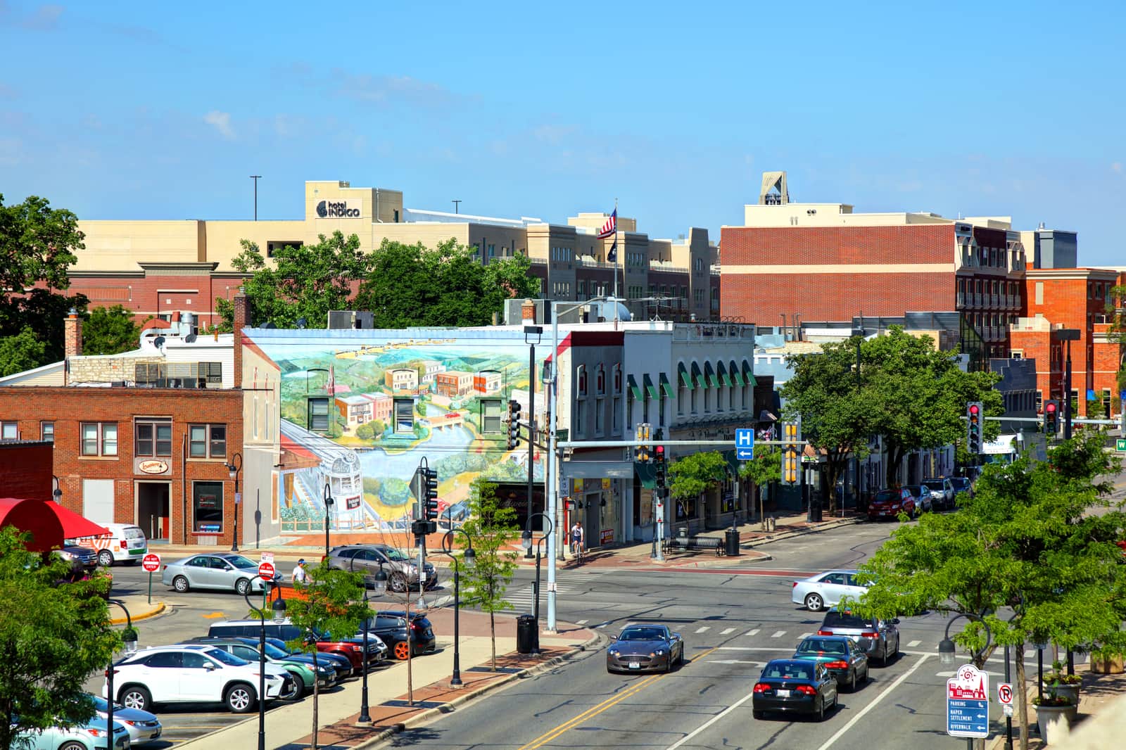 Downtown Naperville Illinois