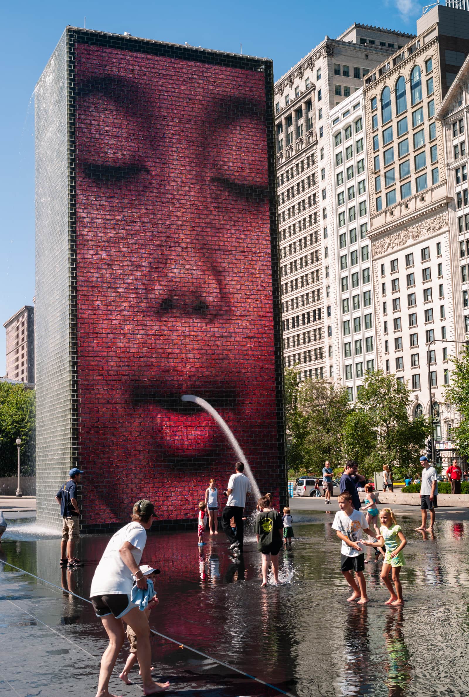 Crown Fountain Art Chicago