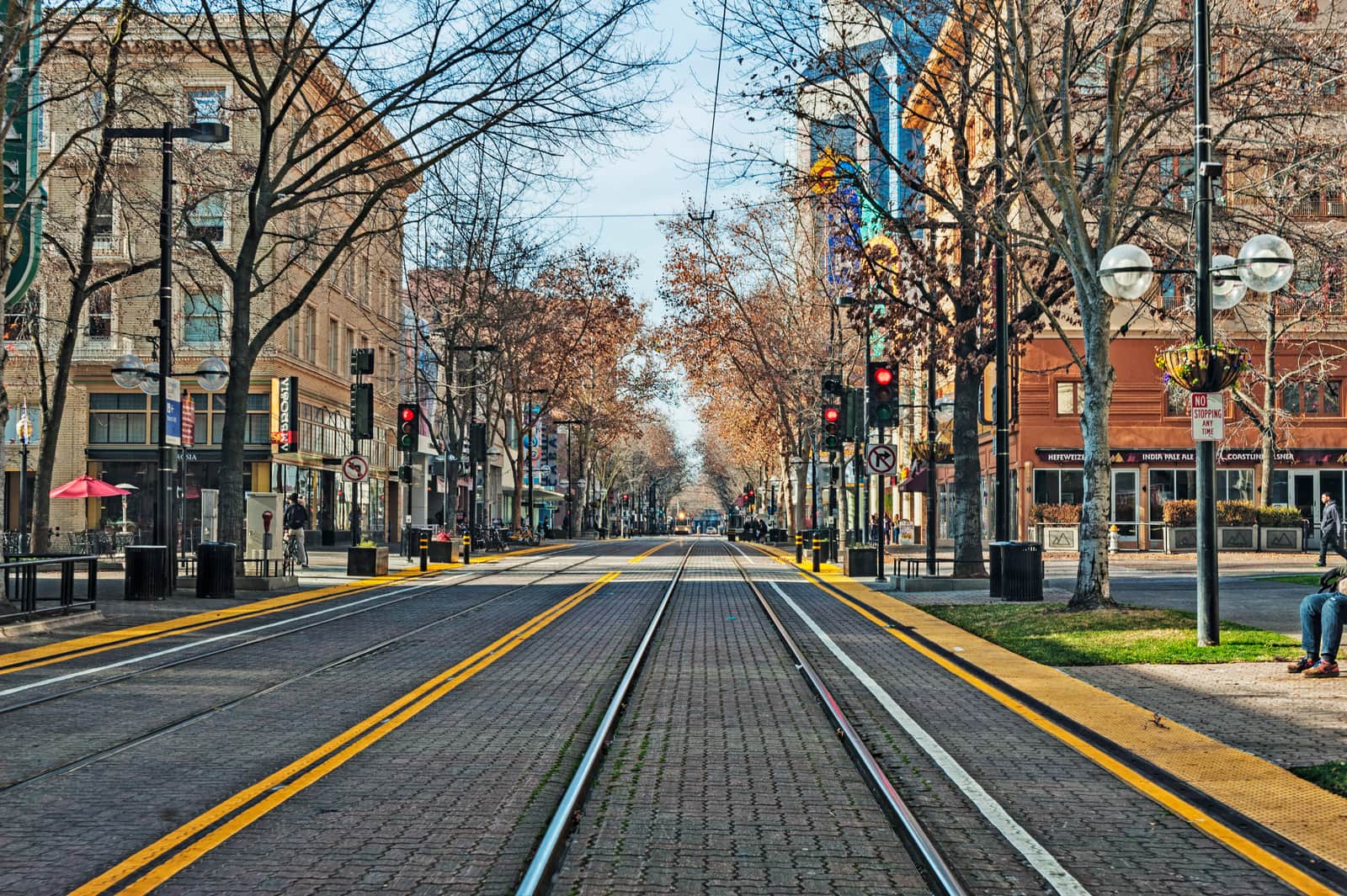 Downtown Sacramento Light Rail California