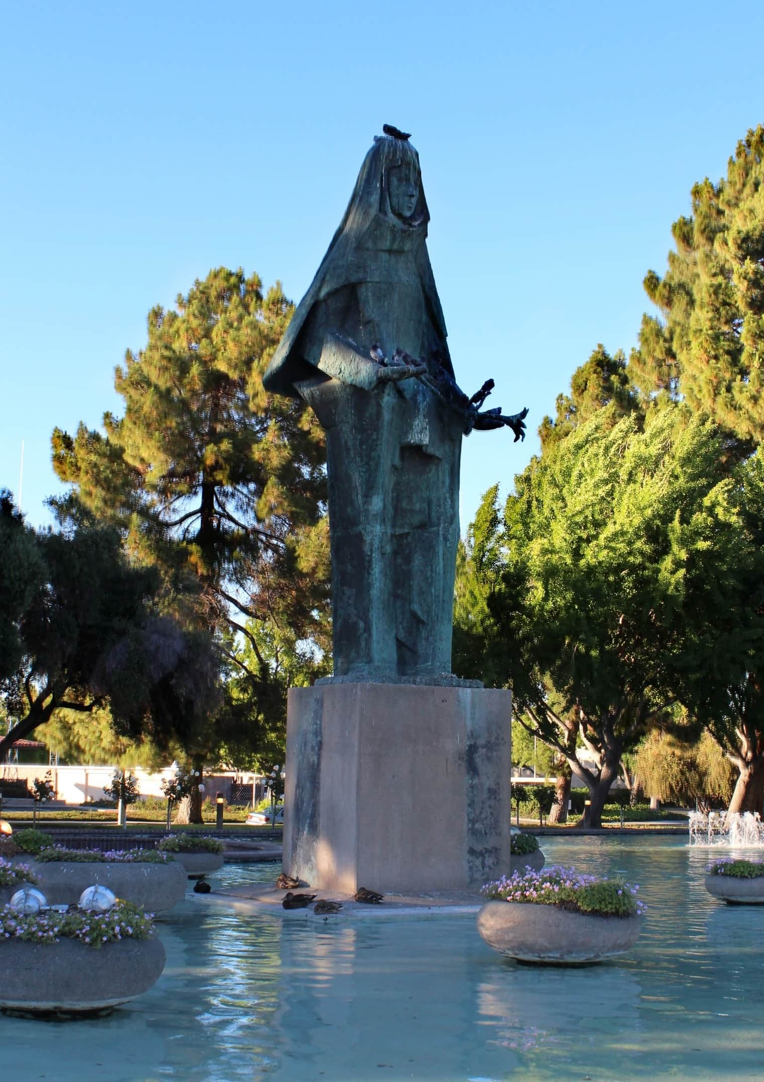 Santa Clara fountain California