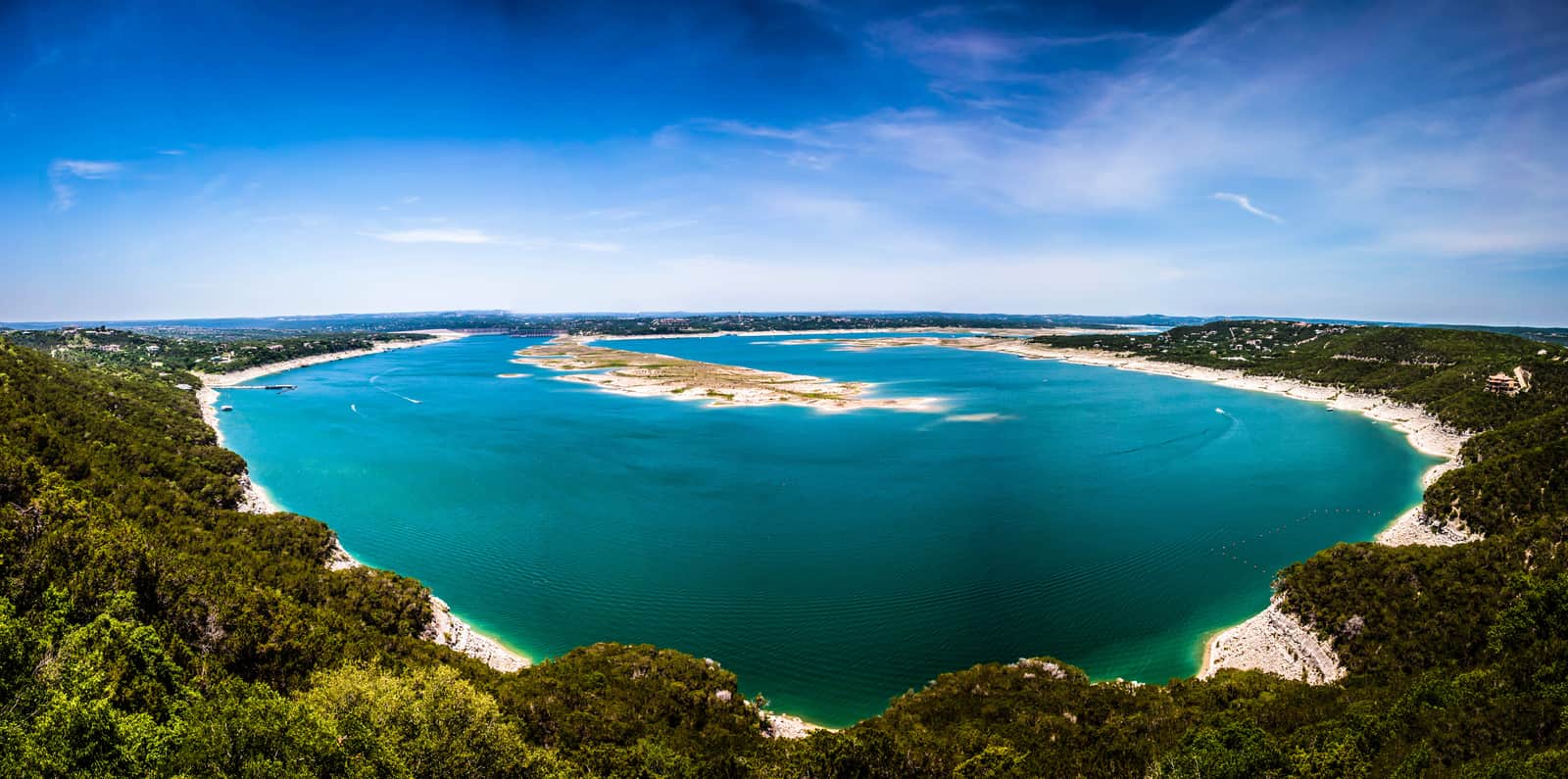 Lake Travis in Lago Vista, Texas