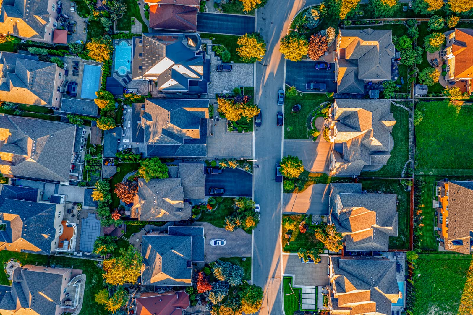 Neighborhood in Vaughan, Canada