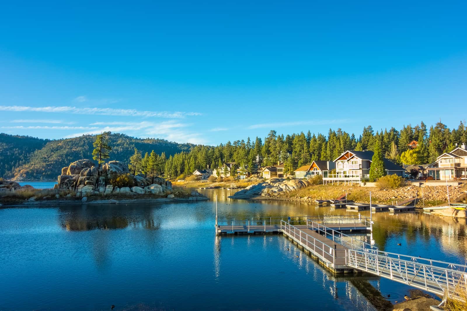 Big Bear Lake Boulder Bay San Bernardino County California