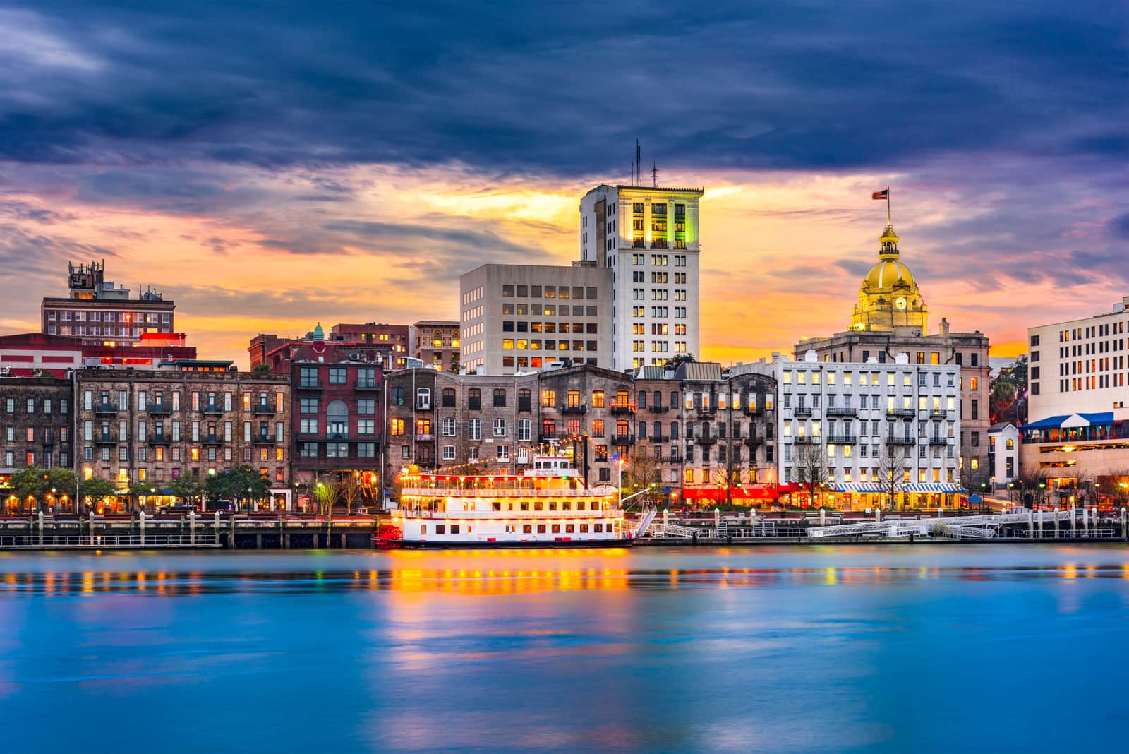 Savannah Georgia Skyline