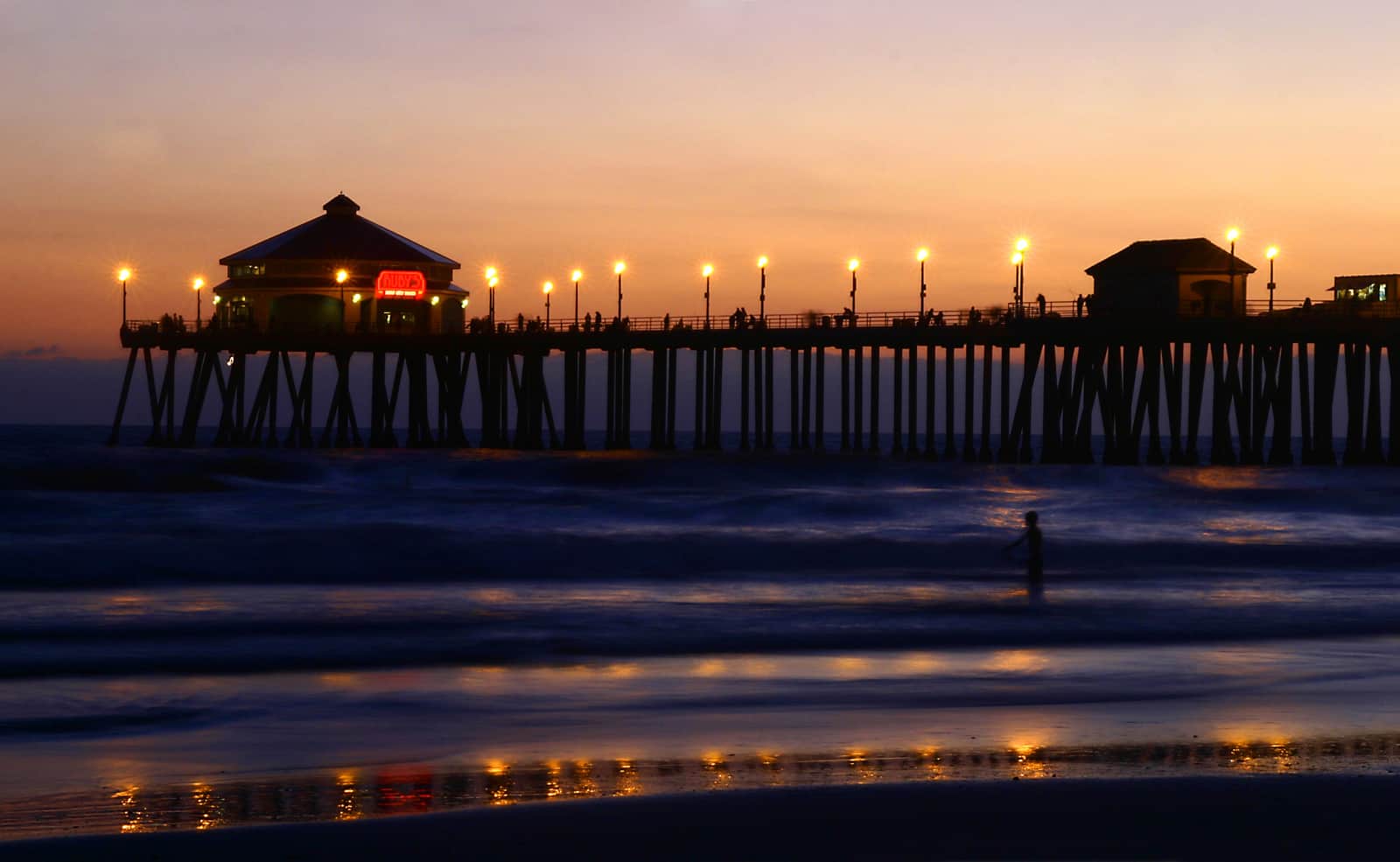 Huntington Beach Pier in West Virginia