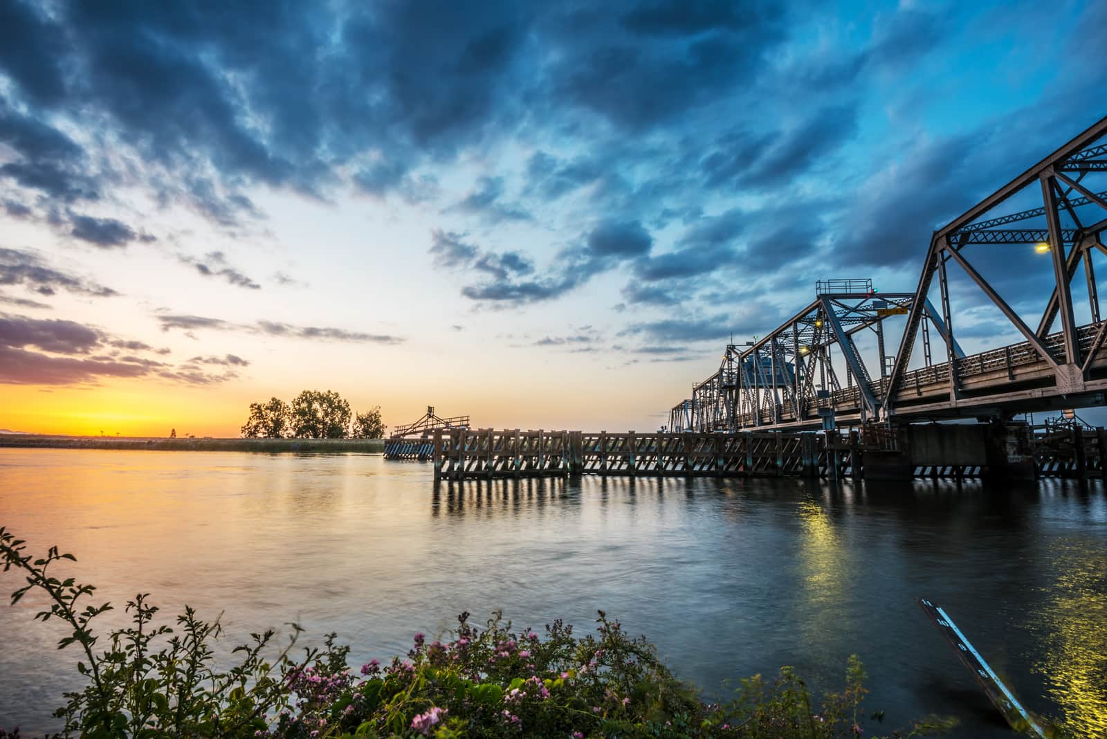 Middle River Bridge Contra Costa California