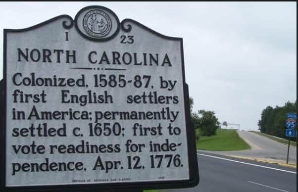 History of North Carolina